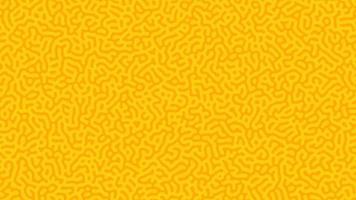 Yellow Turing reaction background. Abstract diffusion pattern with chaotic shapes. Vector illustration.