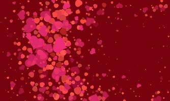 Happy Valentines Day Background. Abstract hearts for Valentines Day Background Design. Vector illustration.