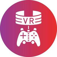 vector diseño vr juego icono estilo