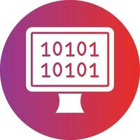 Vector Design Binary Icon Style