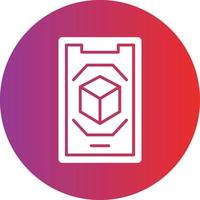 Vector Design Augmented Reality Icon Style
