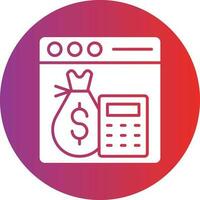 Vector Design Budget Icon Style
