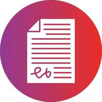 Vector Design Documents Icon Style