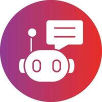 Vector Design Chat Bot Icon Style
