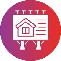 Vector Design House Billboard Icon Style