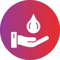 Vector Design Save Water Icon Style