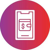 Vector Design Mobile Wallet Icon Style