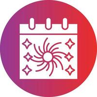 Vector Design New Year Calendar Icon Style