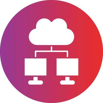 Vector Design Cloud computing Icon Style