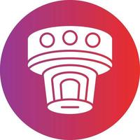 Vector Design Smoke Detector Icon Style