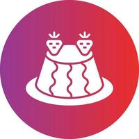 Vector Design Pudding Icon Style