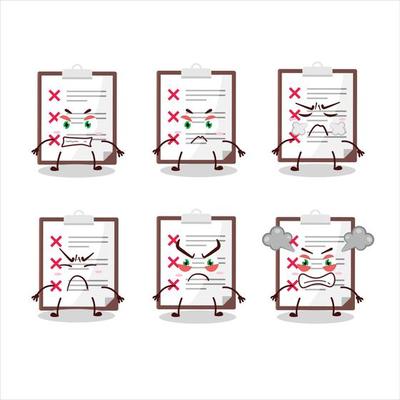 Clipboard with cross check cartoon character bring information board  22530330 Vector Art at Vecteezy