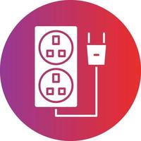 Vector Design Power Socket Icon Style