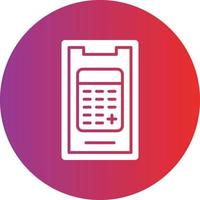 Vector Design Mobile Calculator Icon Style