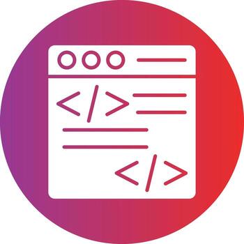 vector diseño programación icono estilo