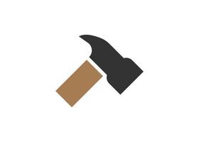 Hammer tool icon design template isolated vector