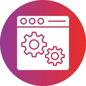 Vector Design Web Optimization Icon Style