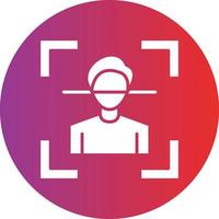 Vector Design Facial Recognition Icon Style
