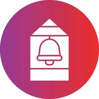 Vector Design Bell Tower Icon Style