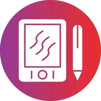 Vector Design Graphic Tablet Icon Style