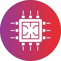 Vector Design CPU Icon Style