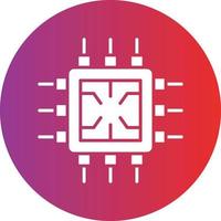 Vector Design CPU Icon Style