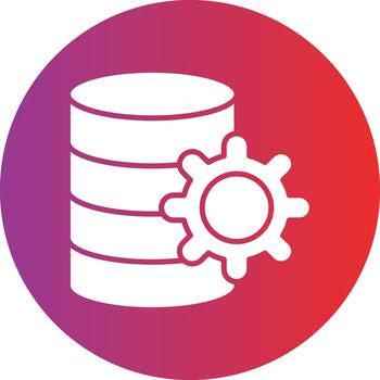 Vector Design Data Management Icon Style