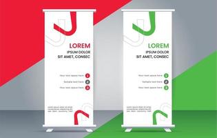 Modern roll up banner design template. flyer. pull up. presentation. brochure. poster. advertisement. vector