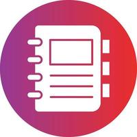 Vector Design Notebook Icon Style