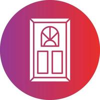 Vector Design Room Door Icon Style