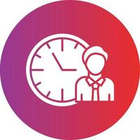 Vector Design Working Hours Icon Style