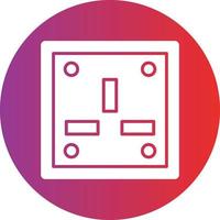 Vector Design Wall Socket Icon Style