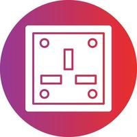 Vector Design Wall Socket Icon Style