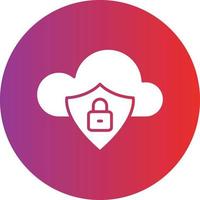Vector Design Cloud Safety Icon Style
