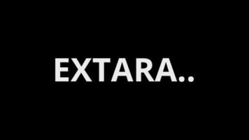 extara texto animación gratis vídeo para social medios de comunicación video