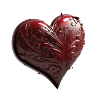 Valentines Day 3d Stereo Love Red Heart png