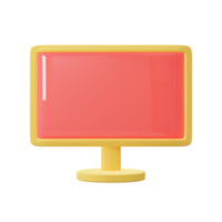 3d minimal Rendern Monitor png