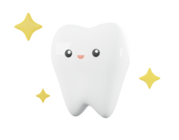 3d minimal rendering tooth png