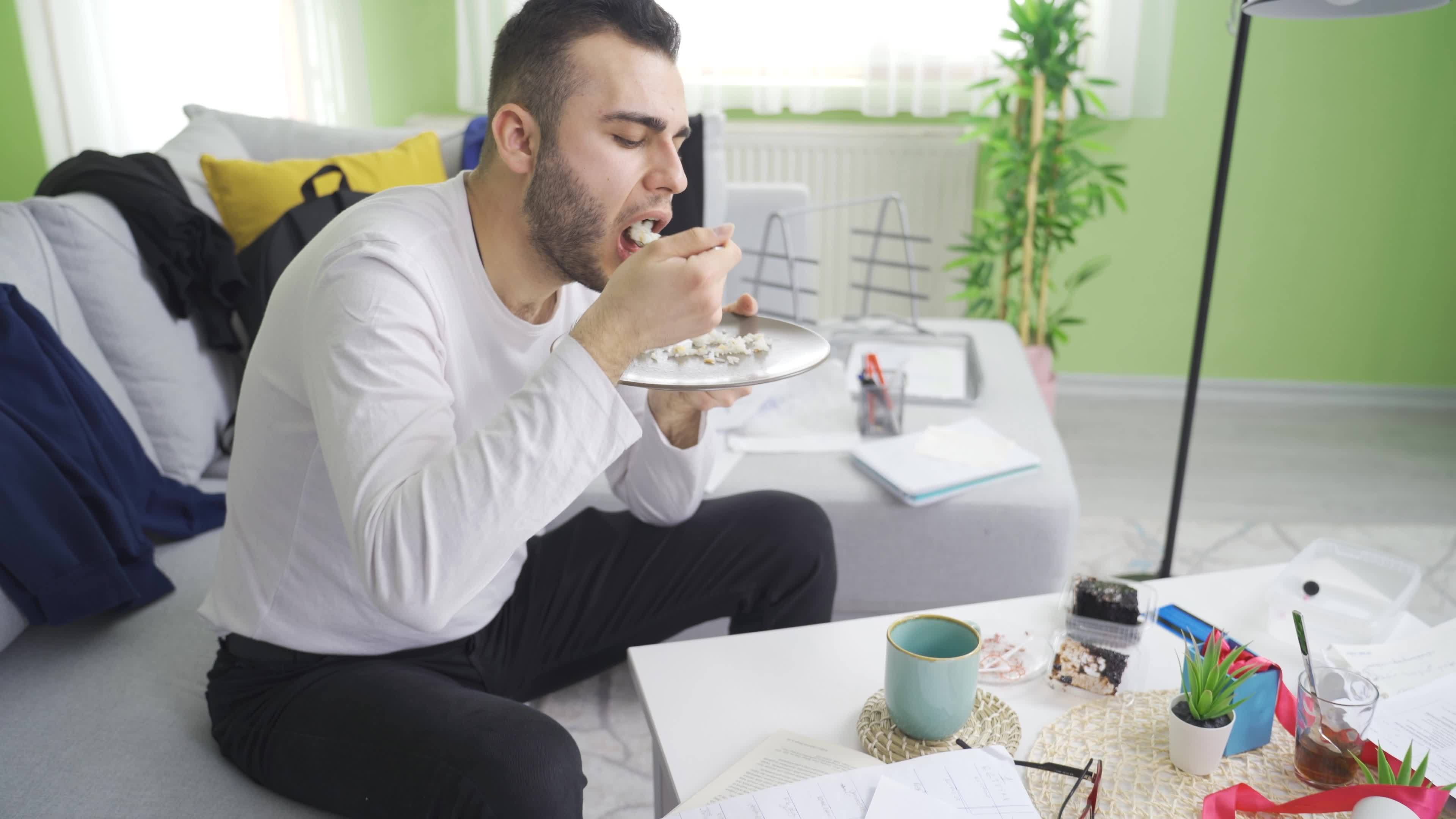 Lazy Man Stock Video Footage for Free Download