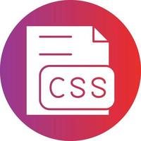 Vector Design CSS File Icon Style