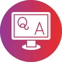 Vector Design QA Icon Style