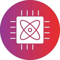 Vector Design Quantum Computing Icon Style