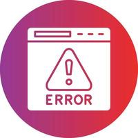 Vector Design Error Icon Style