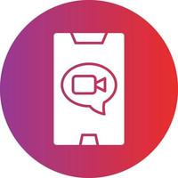 Vector Design Video Call Icon Style