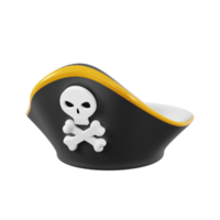 3d minimal rendering pirate hat png