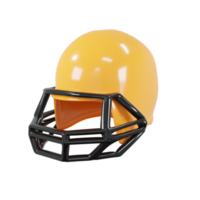 3d minimal rendering American football helm png