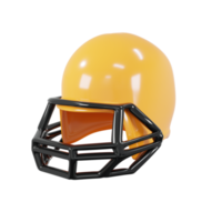 3d minimal Rendern amerikanisch Fußball Helm png