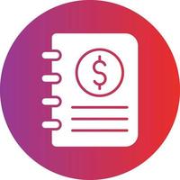 Vector Design Accounting Book Icon Style