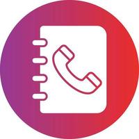 Vector Design Contact Book Icon Style