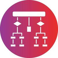 vector diseño diagrama de flujo icono estilo